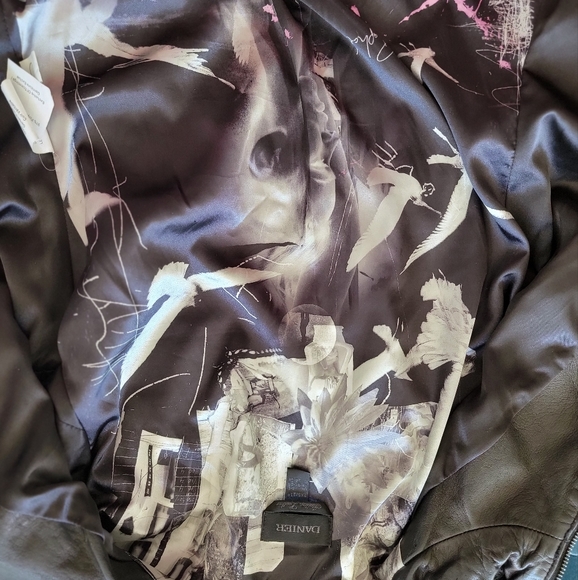 REAL ITLAIAN LEATHER CROP BIKER JACKET - Picture 6 of 6